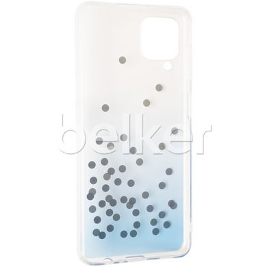 Силиконовый чехол для Samsung Galaxy M12 (M127) Crystal Shine case Голубой смотреть фото | belker.com.ua