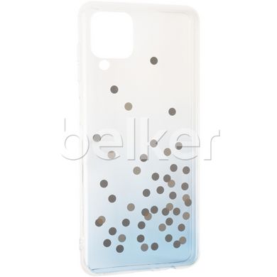 Силиконовый чехол для Samsung Galaxy M12 (M127) Crystal Shine case Голубой смотреть фото | belker.com.ua