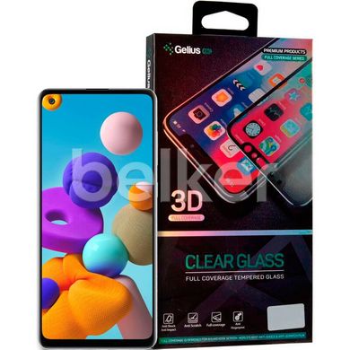 Защитное стекло для Samsung A21s 2020 (SM-A217F) Gelius Pro 3D Черный смотреть фото | belker.com.ua