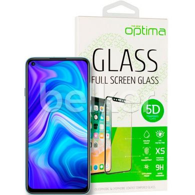 Защитное стекло для Xiaomi Redmi Note 9 Optima 5D Черный смотреть фото | belker.com.ua