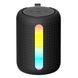 Bluetooth колонка Rock S56 Fabric Mesh Portable Bluetooth Speaker with Light Черный в магазине belker.com.ua