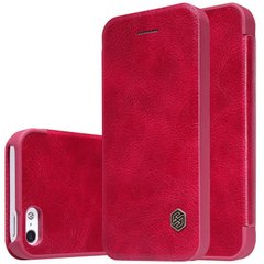 Чехол для iPhone 5 Nillkin Qin кожаный Красный смотреть фото | belker.com.ua