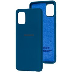 Чехол для Samsung Galaxy A31 (A315) Silicone Case Синий смотреть фото | belker.com.ua
