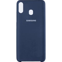 Оригинальный чехол для Samsung Galaxy M20 2019 (M205) Silicone Case Темно-синий смотреть фото | belker.com.ua