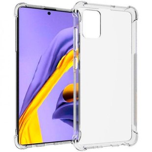 Противоударный силиконовый чехол для Samsung Galaxy M51 M515 Transparent Armour case Прозрачный смотреть фото | belker.com.ua