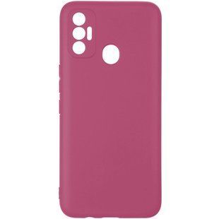 Противоударный чехол для Tecno Spark 7 Full soft case Малиновый смотреть фото | belker.com.ua