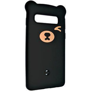 Силиконовый чехол для Samsung Galaxy S10 G973 Kumamon Bear Silicone Case Черный смотреть фото | belker.com.ua