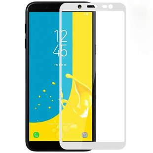 Защитное стекло для Samsung Galaxy J6 2018 (J600) Tempered Glass 3D Белый смотреть фото | belker.com.ua