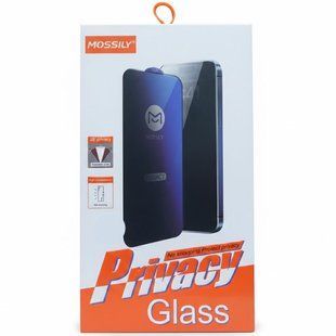Защитное стекло iPhone Xr Mossily Privacy 3D Черный смотреть фото | belker.com.ua