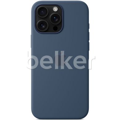 Чехол для iPhone 16 Pro Max Silicone Case (replica) Синий