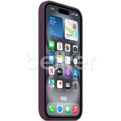 Чехол для iPhone 16 Silicone Case (replica) Фиолетовый