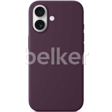 Чехол для iPhone 16 Silicone Case (replica) Фиолетовый