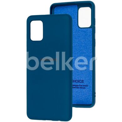 Чехол для Samsung Galaxy A31 (A315) Silicone Case Синий смотреть фото | belker.com.ua
