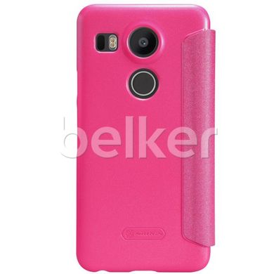 Чехол книжка для LG Nexus 5X Nillkin Spark Розовый смотреть фото | belker.com.ua