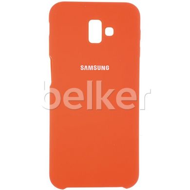 Оригинальный чехол для Samsung Galaxy J6 Plus (J610) Silicone Case Оранжевый смотреть фото | belker.com.ua