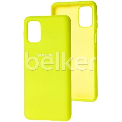 Оригинальный чехол для Samsung Galaxy M31s (M317) Soft case Желтый