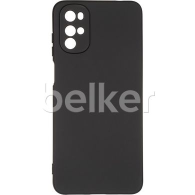Противоударный чехол для Motorola G22 Full soft case Черный