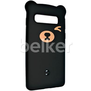 Силиконовый чехол для Samsung Galaxy S10 G973 Kumamon Bear Silicone Case Черный смотреть фото | belker.com.ua