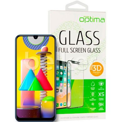 Защитное стекло для Samsung Galaxy M31 (M315) Optima 3D Черный смотреть фото | belker.com.ua