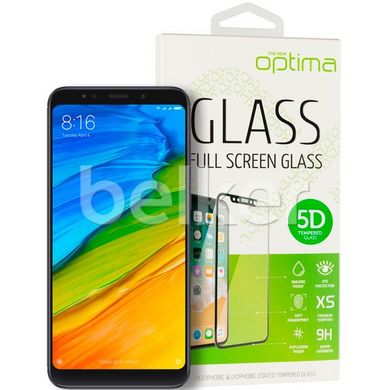 Защитное стекло для Xiaomi Redmi 5 Plus Optima 5D Черный смотреть фото | belker.com.ua