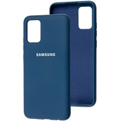 Чехол для Samsung Galaxy A02s (A025) Full Soft Case Синий смотреть фото | belker.com.ua