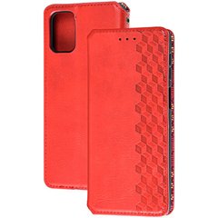 Чехол книжка для Samsung Galaxy M51 M515 Getman case Cubic Красный смотреть фото | belker.com.ua