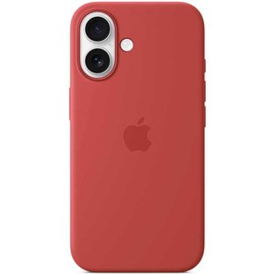 Чехол для iPhone 16 Silicone Case (replica) Красный