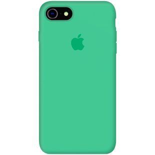 Чехол для iPhone 8 Silicone Case (replica) Мятный смотреть фото | belker.com.ua