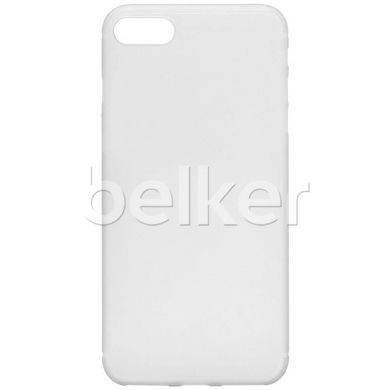 Силиконовый чехол для iPhone 7 Remax незаметный Белый смотреть фото | belker.com.ua