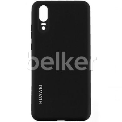 Чехол для Huawei P20 Silicone Case Черный смотреть фото | belker.com.ua