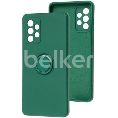 Чехол для Samsung Galaxy A72 (A725) Wave color Ring case Хвоя смотреть фото | belker.com.ua