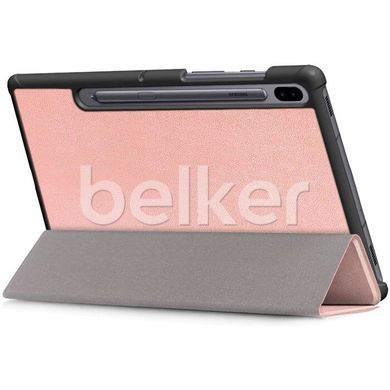 Чехол для Samsung Galaxy Tab S6 10.5 T865 Moko кожаный Розовое золото смотреть фото | belker.com.ua