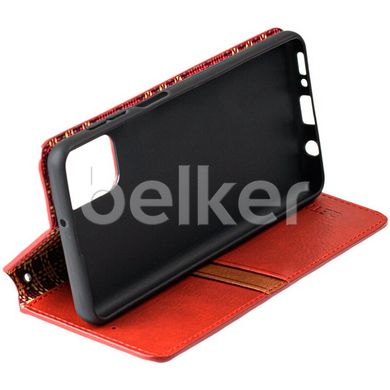 Чехол книжка для Samsung Galaxy M51 M515 Getman case Cubic Красный смотреть фото | belker.com.ua