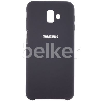 Оригинальный чехол для Samsung Galaxy J6 Plus (J610) Silicone Case Серый смотреть фото | belker.com.ua