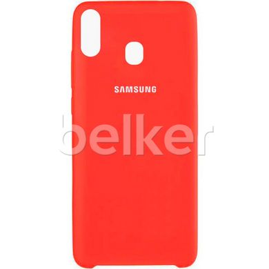 Оригинальный чехол для Samsung Galaxy M20 2019 (M205) Silicone Case Красный смотреть фото | belker.com.ua