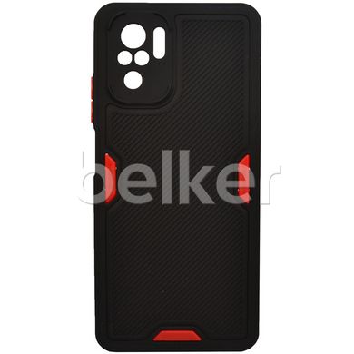 Противоударный чехол для Redmi Note 10 LikGus Ribed Черный смотреть фото | belker.com.ua