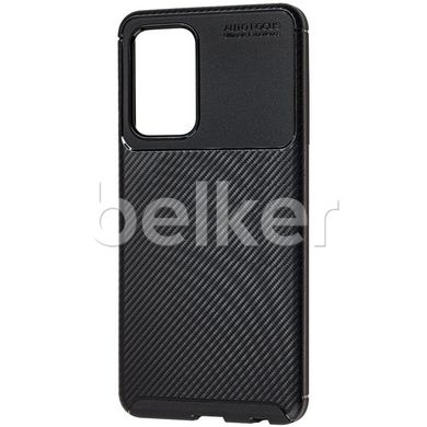 Противоударный чехол для Samsung Galaxy A52 (A525) Auto Focus carbon case Черный смотреть фото | belker.com.ua