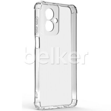 Противоударный силиконовый чехол Motorola G55 Gelius Proof Прозрачный