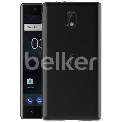 Силиконовый чехол для Nokia 3 Remax незаметный Прозрачный смотреть фото | belker.com.ua