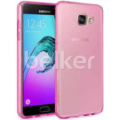 Силиконовый чехол для Samsung Galaxy A5 2016 A510 Remax незаметный Розовый смотреть фото | belker.com.ua