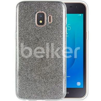 Силиконовый чехол для Samsung Galaxy J2 Core J260 Remax Glitter Silicon Черный смотреть фото | belker.com.ua