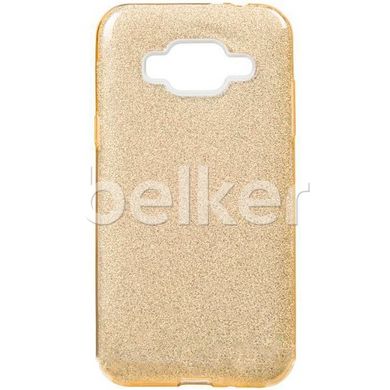 Силиконовый чехол для Samsung Galaxy J7 Neo J701 Remax Glitter Silicon Золотой смотреть фото | belker.com.ua