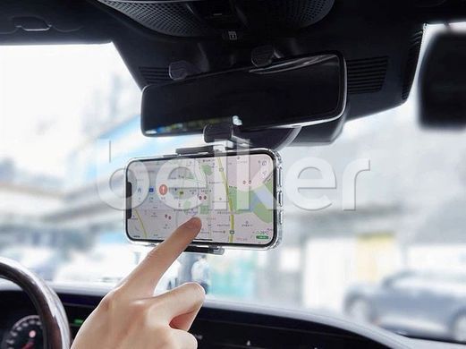Автомобильный держатель на зеркало заднего вида Borofone Rearview mirror BH49 Черный смотреть фото | belker.com.ua