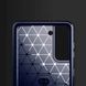 Противоударный чехол для Samsung Galaxy S21 Ultimate carbon case Черный Синий в магазине belker.com.ua