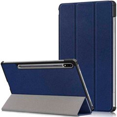 Чехол для Samsung Galaxy Tab S9 11 (SM-X710) Moko кожаный Синий