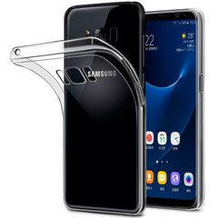 Силиконовый чехол для Samsung Galaxy S8 Plus G955 ультратонкий прозрачный Прозрачный смотреть фото | belker.com.ua