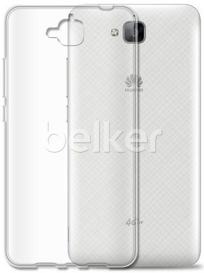 Силиконовый чехол для Huawei Y6 Pro Remax незаметный Прозрачный смотреть фото | belker.com.ua