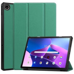 Чехол для Lenovo Tab M10 3rd Gen 10.1 tb-328 2022 Moko кожаный Зеленый