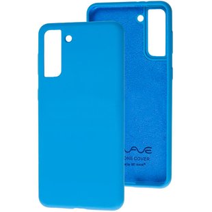 Чехол для Samsung Galaxy S21+ (G996) Wave Silicone Case Голубой смотреть фото | belker.com.ua