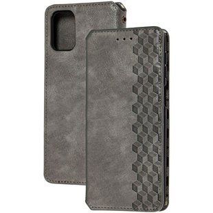 Чехол книжка для Samsung Galaxy M51 M515 Getman case Cubic Серый смотреть фото | belker.com.ua